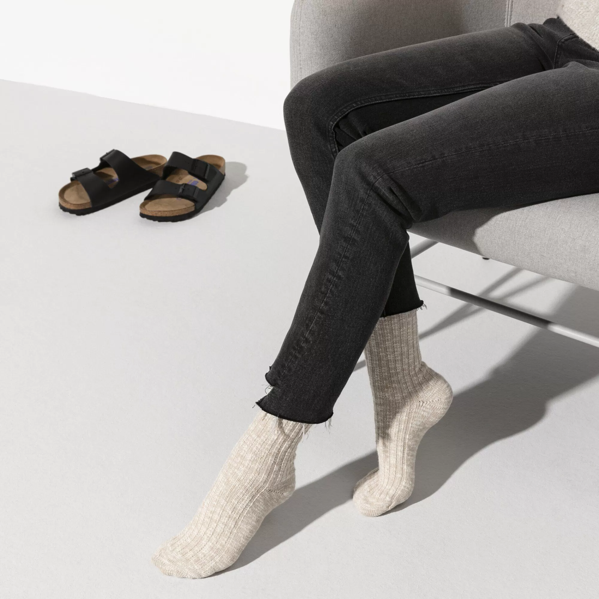Cotton Slub Damer^Birkenstock Sale