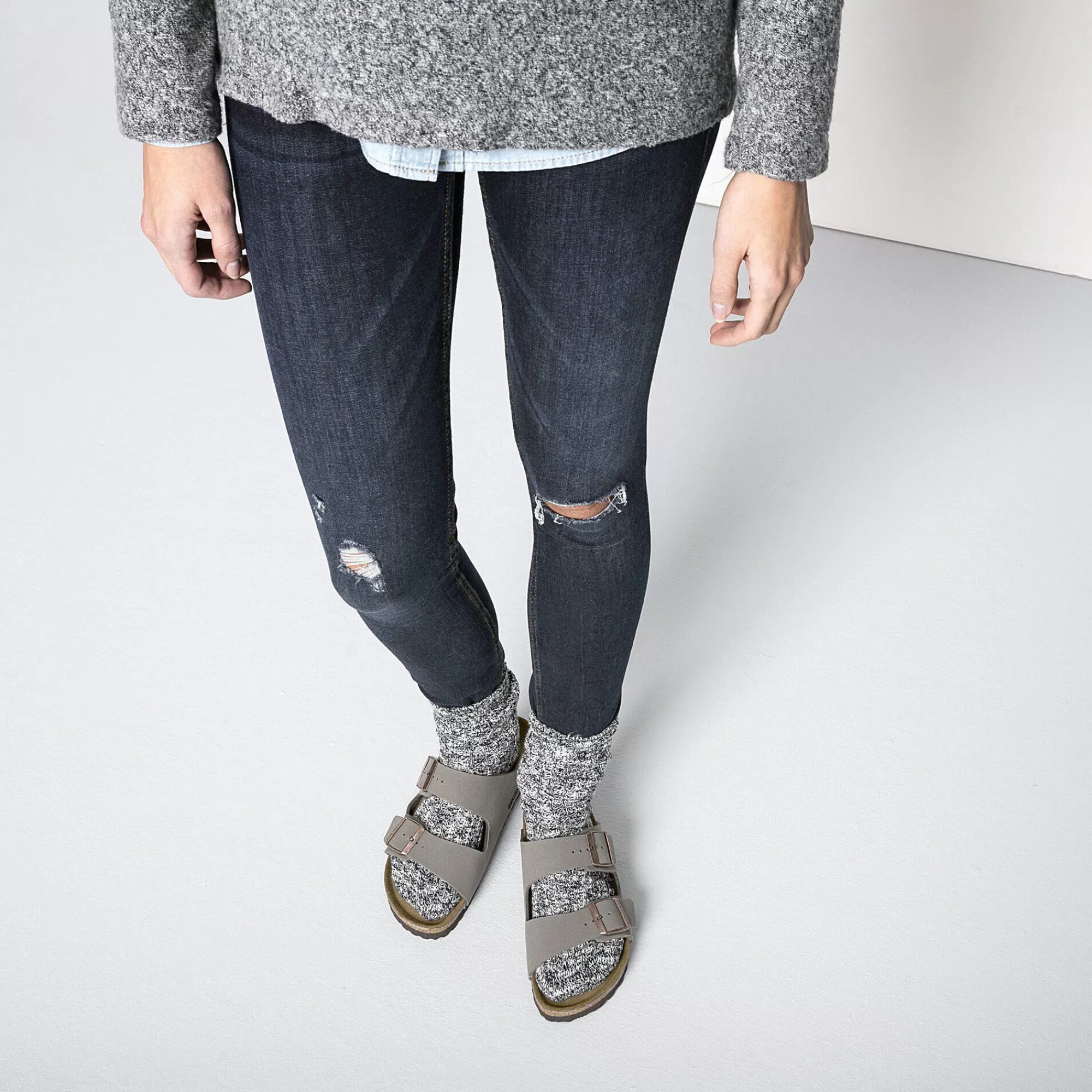 Cotton Slub Damer^Birkenstock Discount